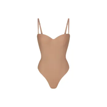 SKIMS BODY UNDERWIRE THONG BODYSUIT Jumpsuit Women's SIENNA/Ochre