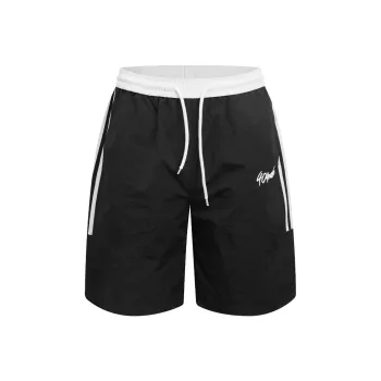 404MOB GANG Casual Shorts Unisex Black