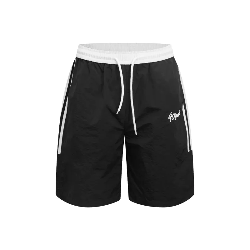 404MOB GANG Casual Shorts Unisex Black-0