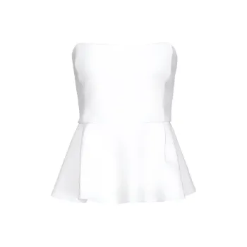 PINKO Strapless Tops Women's White