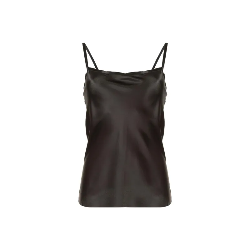 Ann Demeulemeester Bleary Satin Camisoles-0