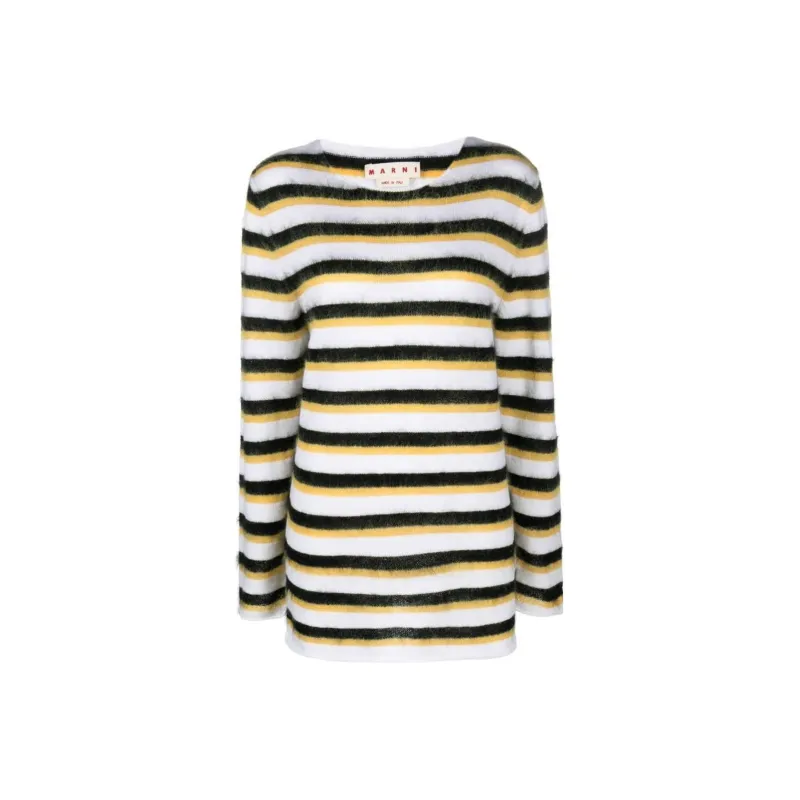 MARNI Brushed Striped Jumper-0