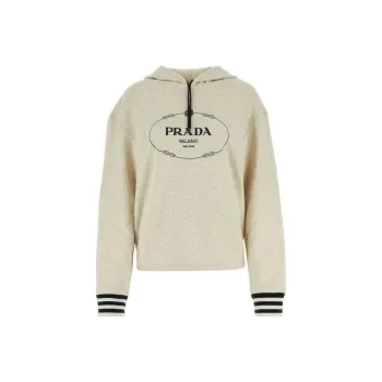 PRADA Sweatshirts Women's Ecru