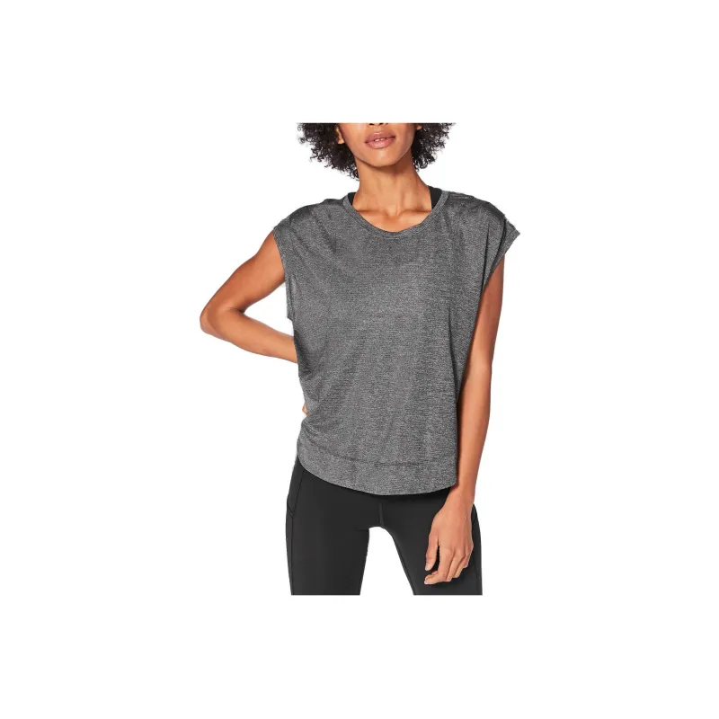 Lululemon T-Shirts Women's Black Gray-0