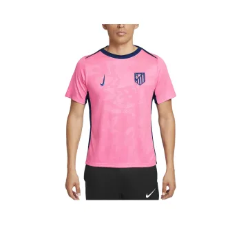 Nike Atlético MadridAcademy FW24 Pro Third Soccer Jerseys Men's Pink Glow/Blue Hollow/Blue Hollow