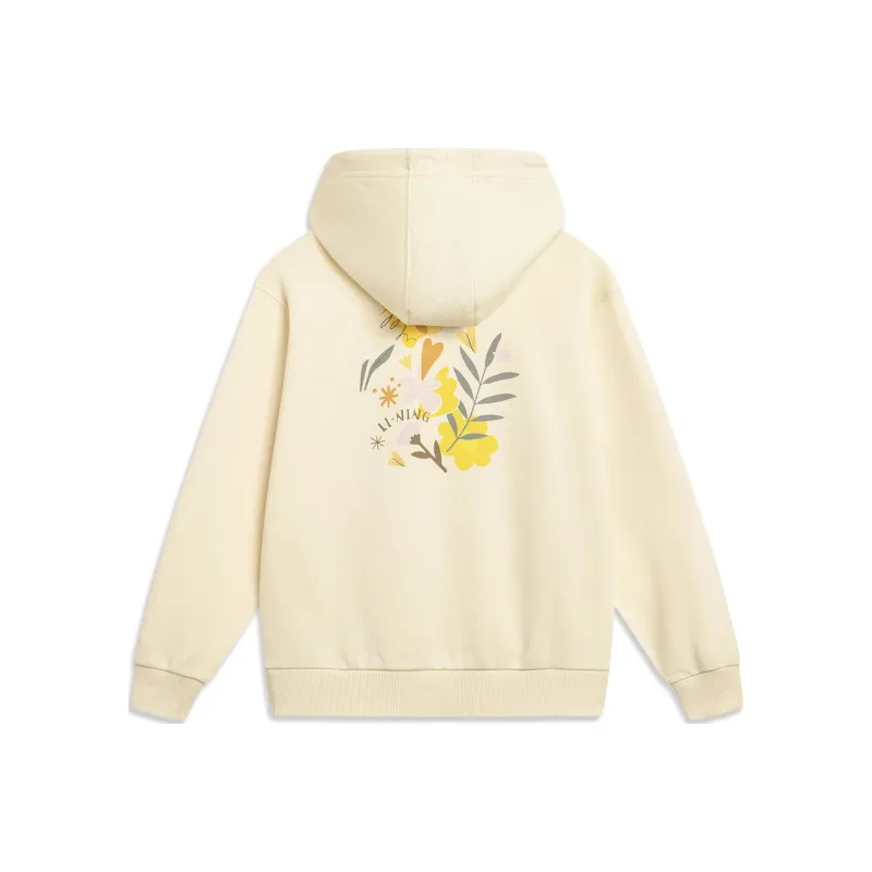 LINING Sports Life Collection Sweatshirts Women's Custard Cake Yellow-0