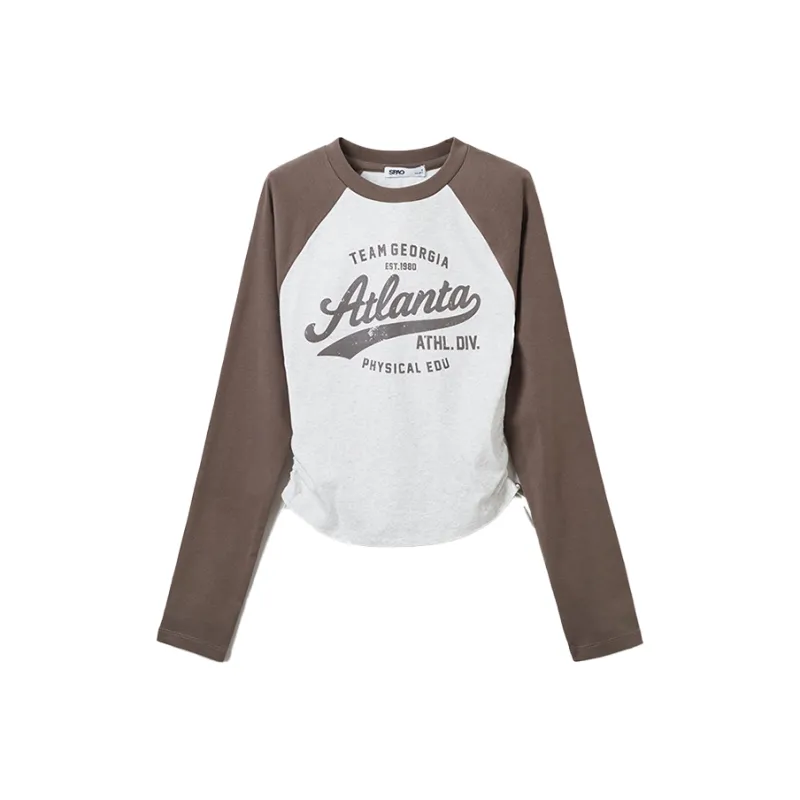 SPAO 2024 Fall And Winter New Arrival T Shirt Women's-2