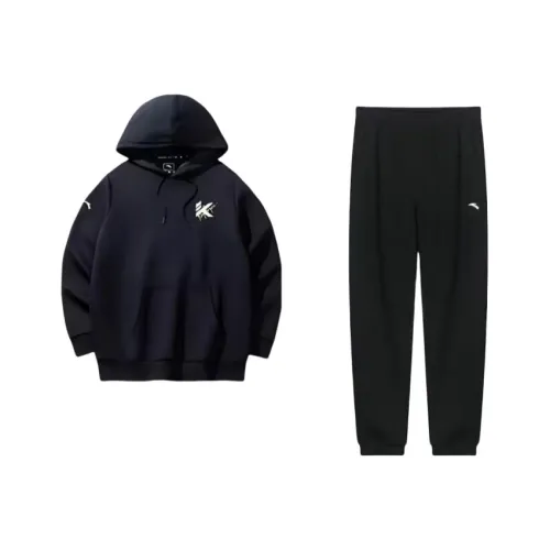 Anta Sweatshirt Set Men's Black