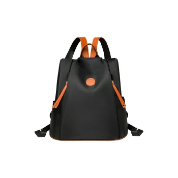 SUN EARTH &U Nylon Fabric Backpack Unisex Multicolor
