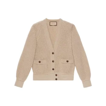 GUCCI GG embroidered Cardigan