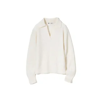 UNIQLO X CDC Co brand FW23 Polo Shirt Women's Ivory