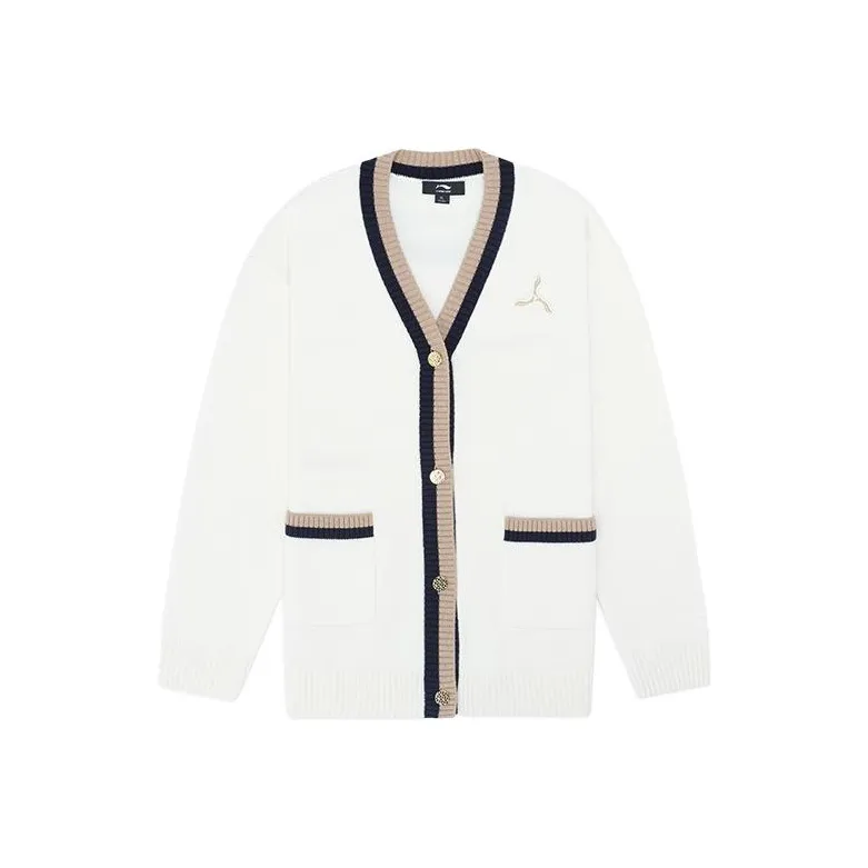 LI NING 1990 Classic Collection Knitwear Women's Ecru-0