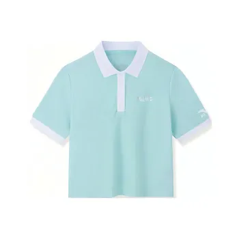 Sesame Street X ANTA Life Collection Polo Shirts Women's Light Phoenix Blue