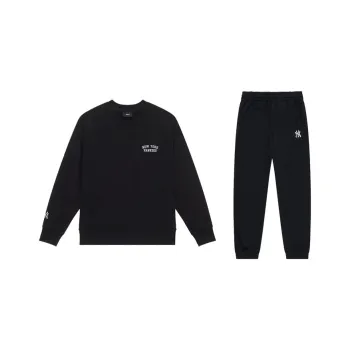 MLB New York Yankees Sweatshirt Set Unisex Black