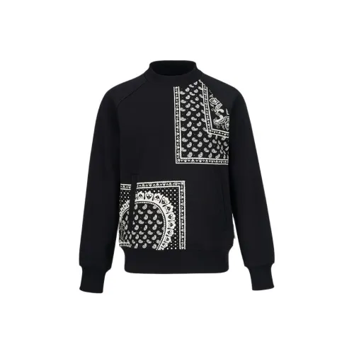 Moose Knuckles Moose Knuckles SS23 Paisley Sweatshirts Women's Black