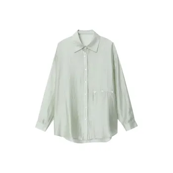 CHARM PICK Shirt Women's Yellow Green