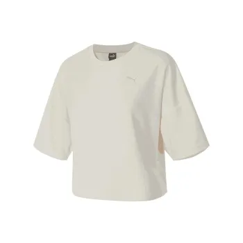 PUMA T Shirts Women's Ecru