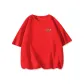 Red (M Good Luck One Summer Chest Logo)