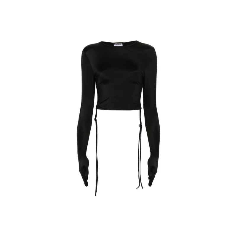 Vetements Cropped Round-Neck Top-0