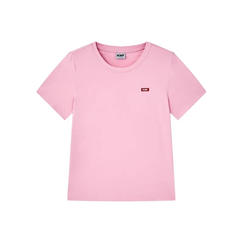 Pony T Shirts Women's Pink-0
