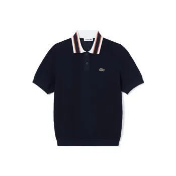 LACOSTE Polo Shirt Women's Marine Blue