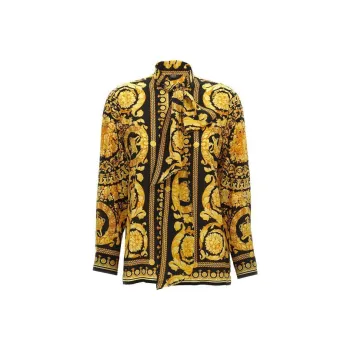 VERSACE Barocco Printed Long Sleeved Shirt