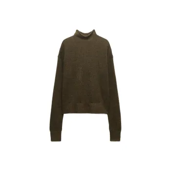 ZARA Cashmere Sweater Women's Green
