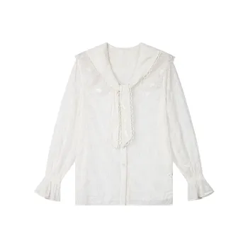 UOOYAA Shirts Women's White
