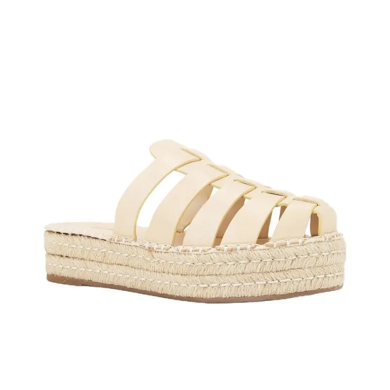 Schutz Slide Slippers 3.2cm Women's Beige-2