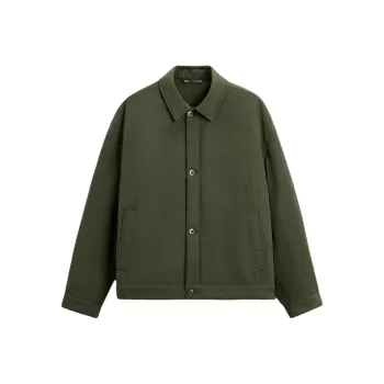 ZARA Jackets & Coats Men's Khaki