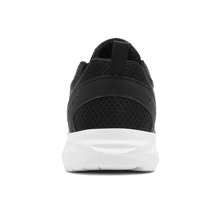 Binary Cushioning, Lightweight, Breathable Low Top Running Shoes Men's Black White-4