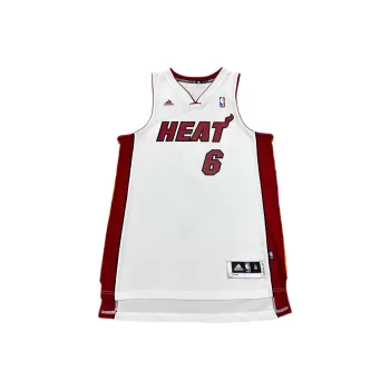 Adidas x NBA James Heat Team Basketball Jerseys Unisex White