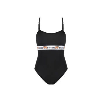 MOSCHINO Logo underband Stretch Bodysuit