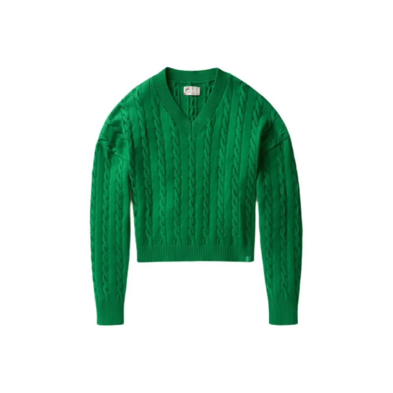 FILA BASELINEChunky FW24 Knitwear Women's Green-0