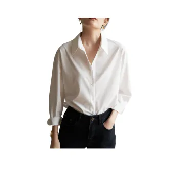 SHALLOW STREAMS Shirt Women's Pearl White