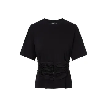 MO&CO T Shirts Women's Black