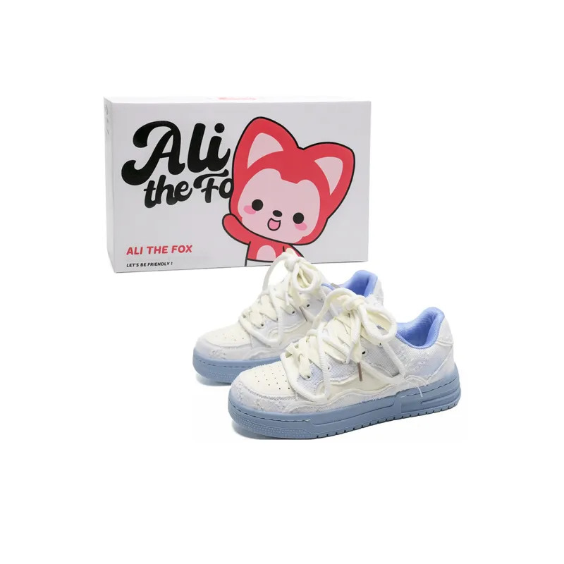 ALI THE FOX Slip Resistant, Abrasion Resistant, Balance, Lightweight Low Top Skateboard Shoes Unisex-19