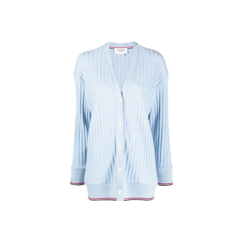 THOM BROWNE Cashmere Sweaters Women's Blue-0