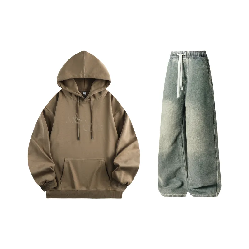 A.X.S.K Sweatshirt Sets Unisex-36