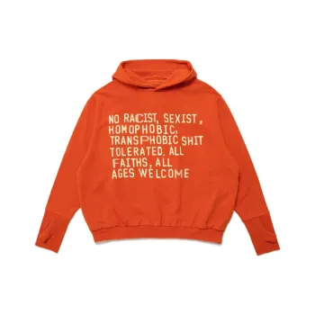 HUMAN MADE Hooded Sweatshirt Orange