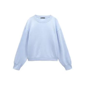 ZARA Sweatshirts Women's Light Blue