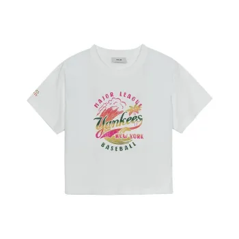 MLB New York Yankees T Shirt Women's Ecru