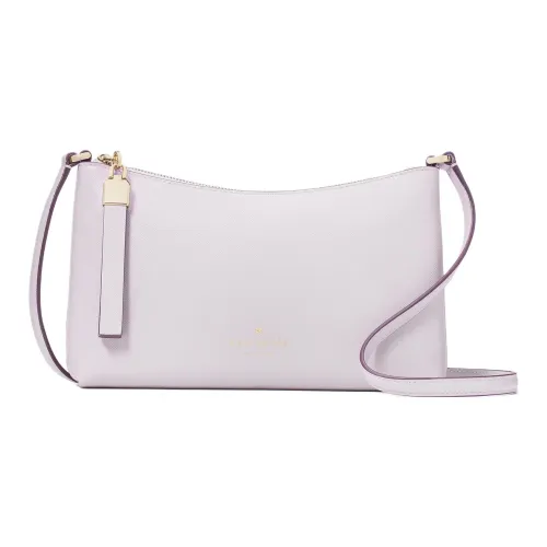 Kate Spade Leather Crossbody Bag, Shoulder Bag Small Size Women's Light Purple