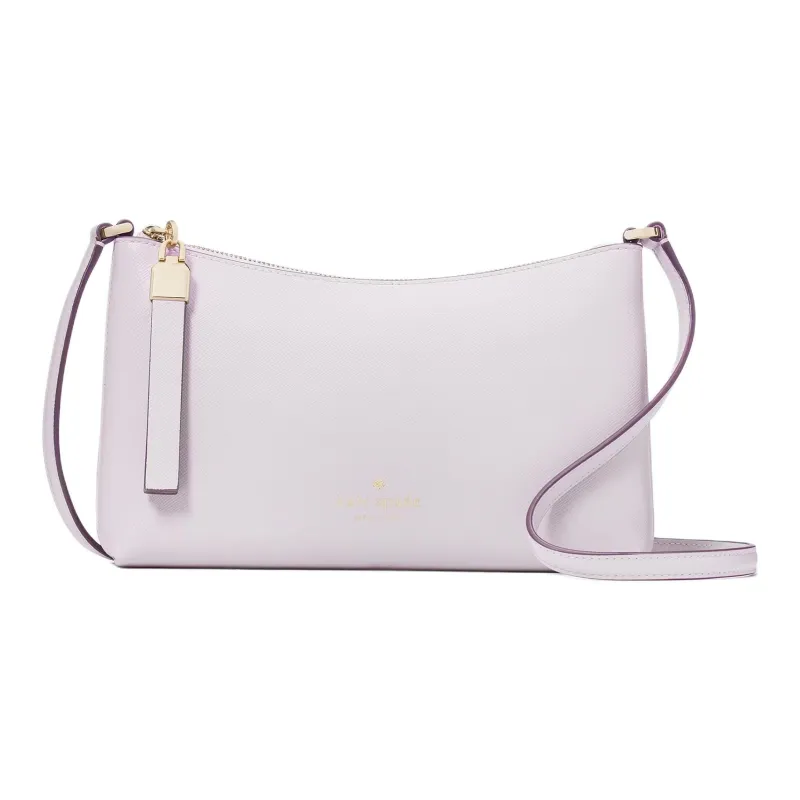 Kate Spade Leather Crossbody Bag, Shoulder Bag Trumpets Women's Light Purple-0