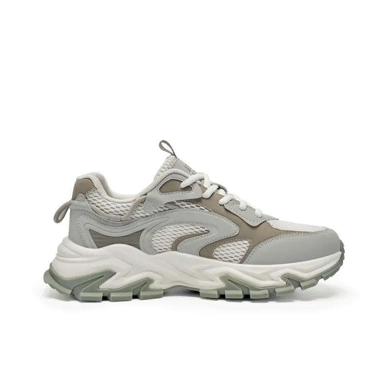 JEEP SPIRIT Cushioning, Slip Resistant, Abrasion Resistant, Breathable Low Top Hiking Shoes Men's Moon Dust Gray-1