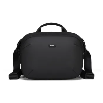 Jeep Nylon Shoulder Bag, Crossbody Bag, Handbag Men's Black