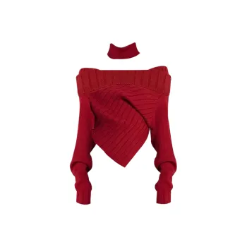 ONNFB Knitwear Women's Strawberry Red
