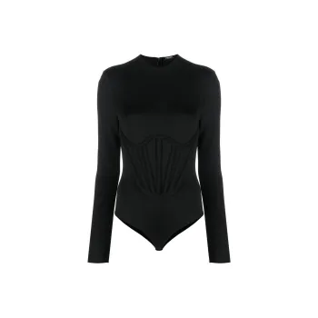 VERSACE Corset Body Suit 'Black'