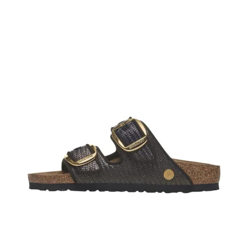 Birkenstock Arizona Slide Slippers Unisex Black Narrow