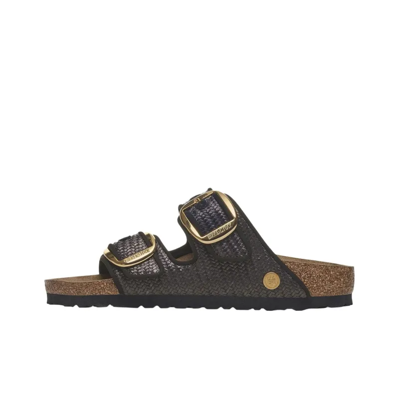 Birkenstock Arizona Slide Slippers Unisex Black Regular Loose Fit-0
